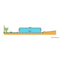 plan de coupe piscine