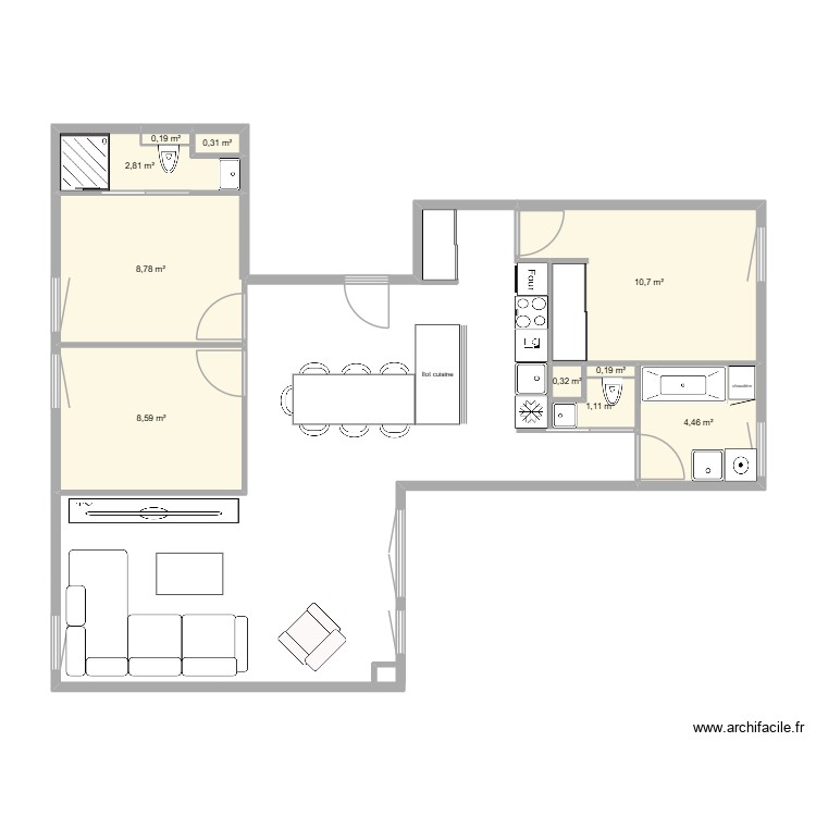 Appart Malika 2. Plan de 0 pièce et 0 m2 Appart Malika 2. Plan de 0 pièce et 0 m2