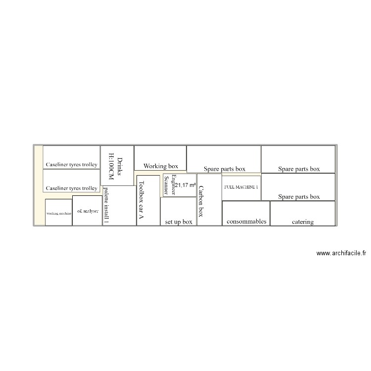Ligier/LM 24h black truck. Plan de 0 pièce et 0 m2