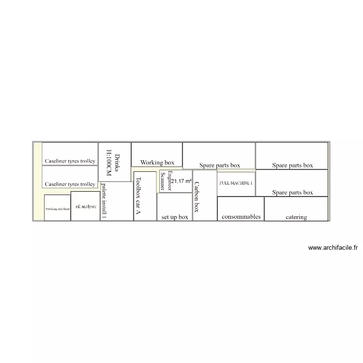 Ligier/LM 24h black truck. Plan de 