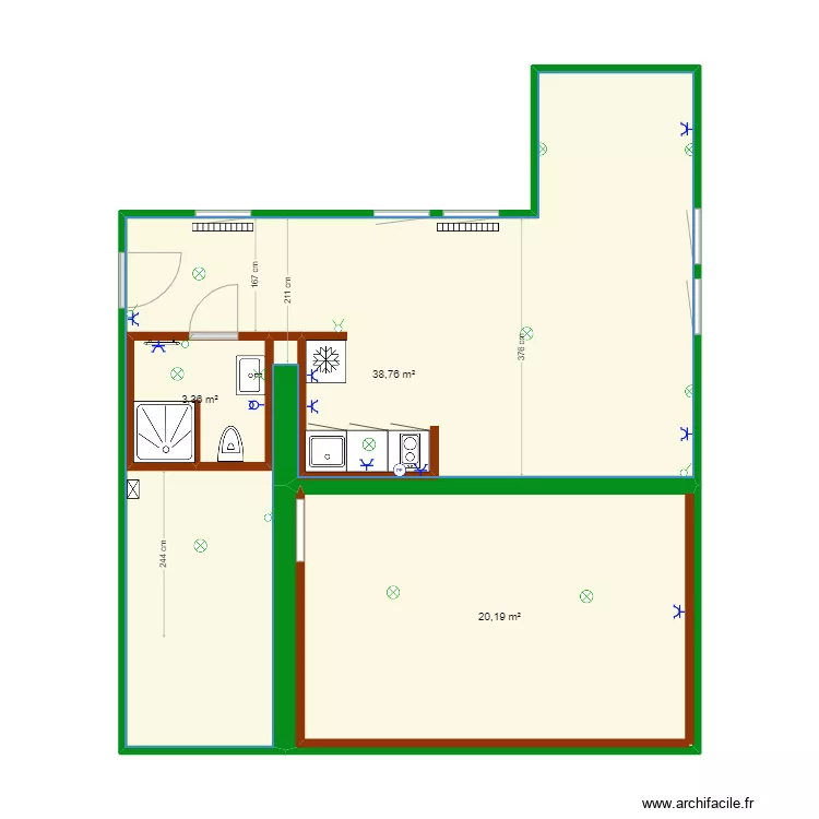 Studio Jo Electricite. Plan de 