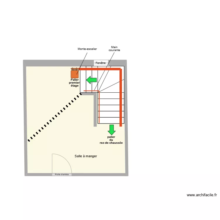 MEGARD escalier (2) Adaptation. Plan de MEGARD escalier (2) Adaptation. Plan de