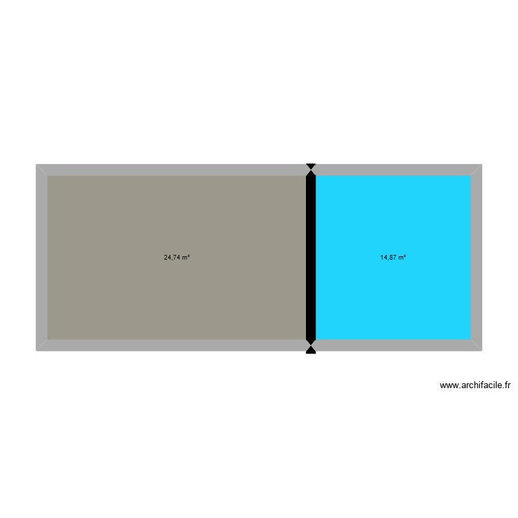 piscine. Plan de 0 pièce et 0 m2