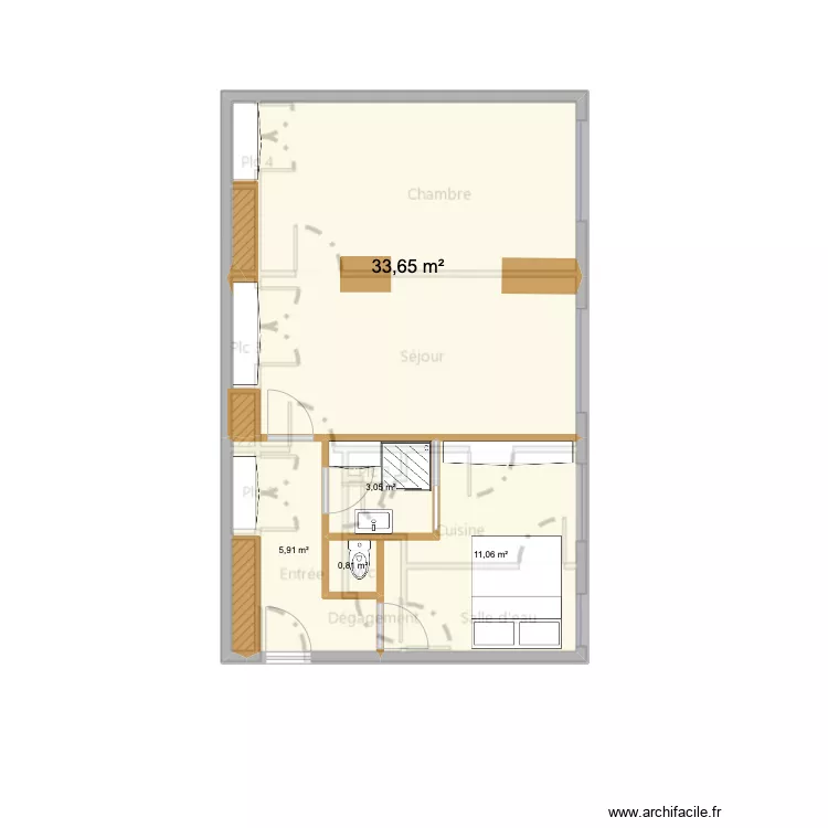 Appt Antoine 6. Plan de 