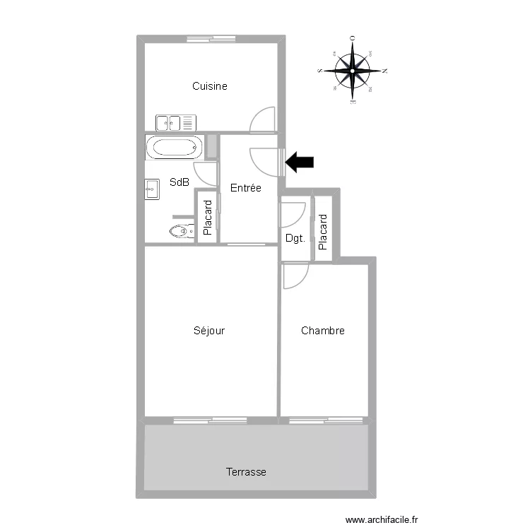 52018 PERONI. Plan de 7 et 65 m² 52018 PERONI. Plan de 7 et 65 m²