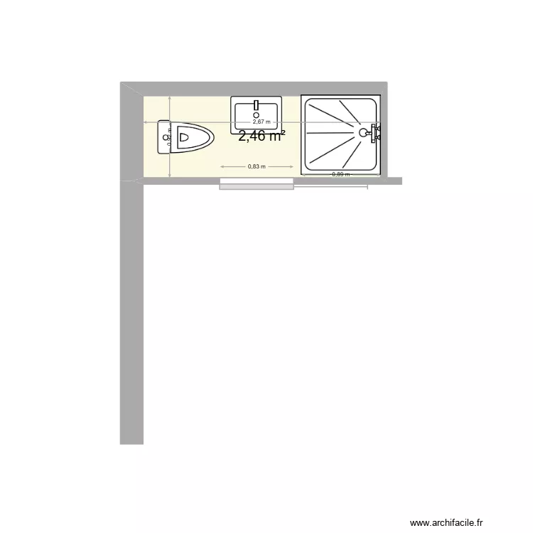 ROBIC NICOLAS. Plan de 1  et 2 m²