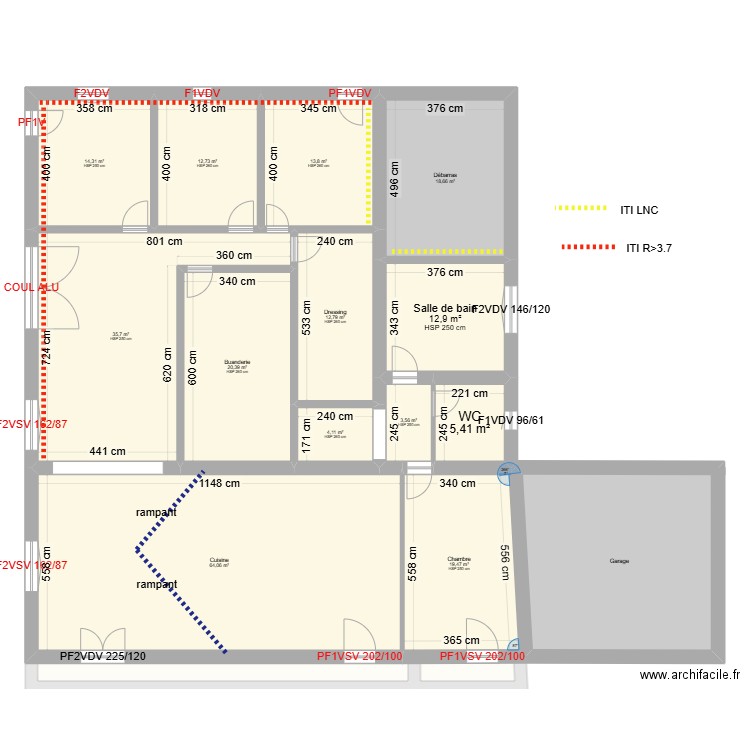 CORAIN FRANCK EDL. Plan de 41 pièces et 1054 m2