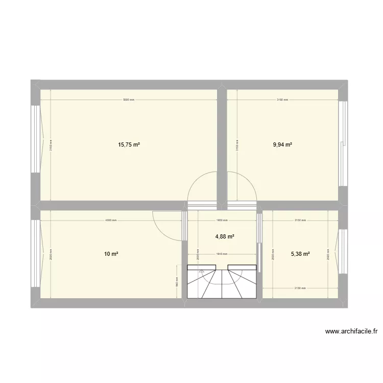 Plan &eacute;tage caroline.. Plan de 