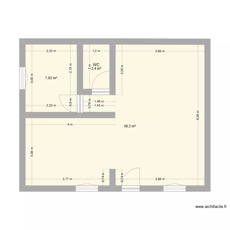 PROJET BEYSSENAC toiture. Plan de 