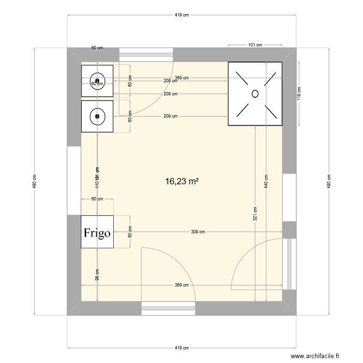 Buanderie Ampsin. Plan de 0 pièce et 0 m2