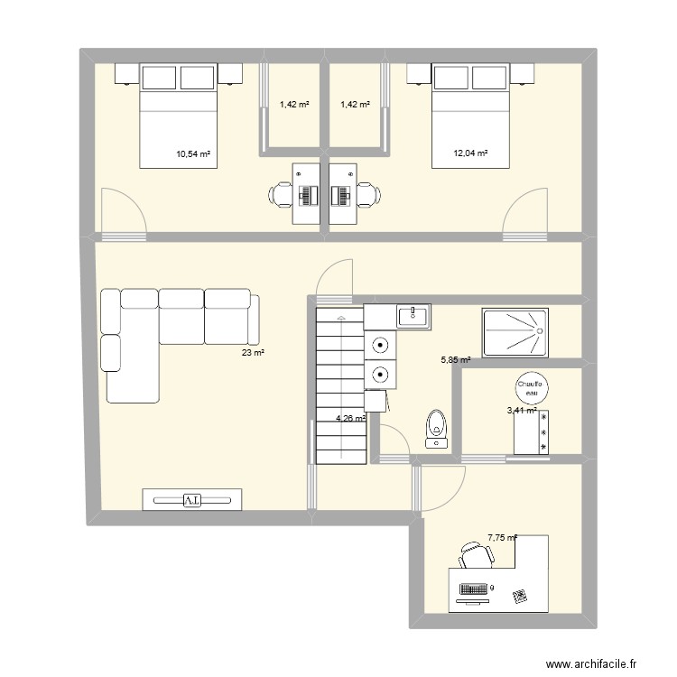 maison v2. Plan de 0 pièce et 0 m2