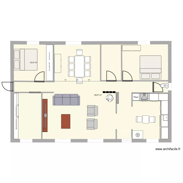 brodeuses. Plan de 2 Pièces et 104 m² brodeuses. Plan de 2 Pièces et 104 m²