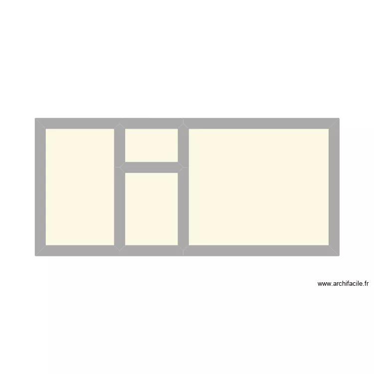 plan Chrystelle. Plan de 4  et 19 m²