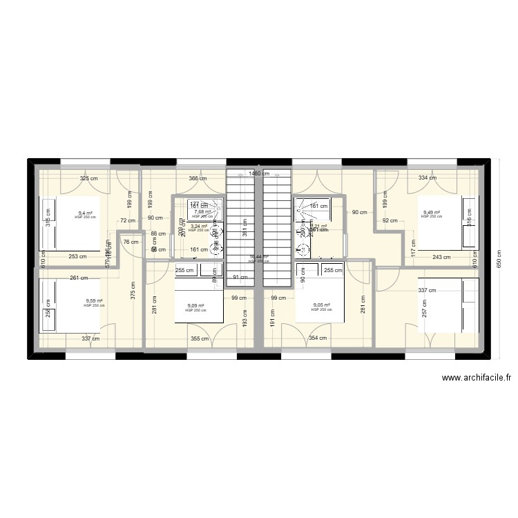 PLANS MAISON SURCOUF. Plan de 15 pièces et 319 m2