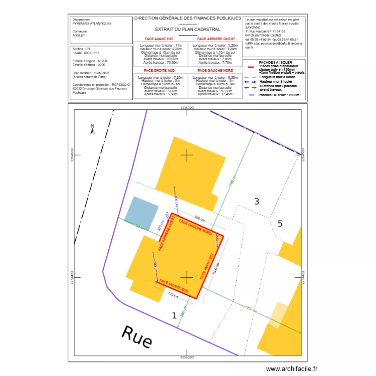 dp02 GOURGUES. Plan de 