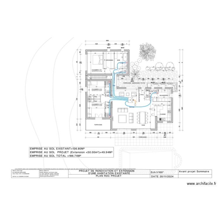 projet Burzio vmc. Plan de 0 pièce et 0 m2