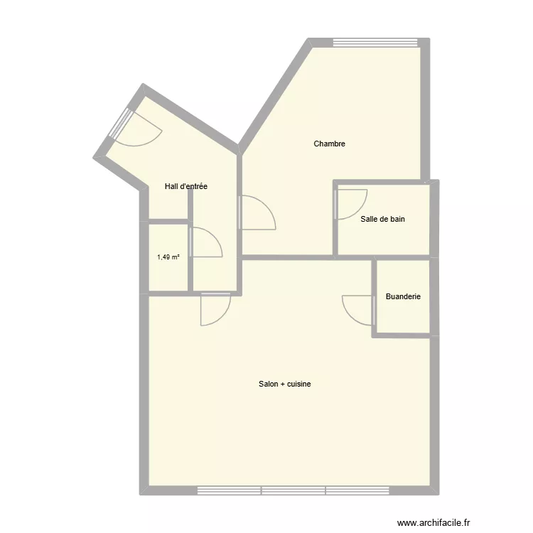 Nippone 1 - 1160. Plan de 6 et 60 m² Nippone 1 - 1160. Plan de 6 et 60 m²