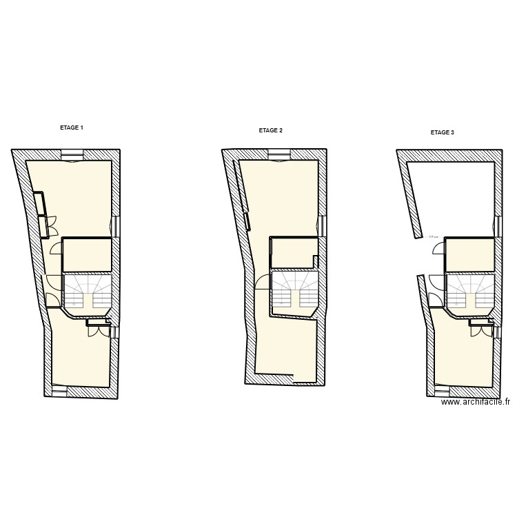 ROUMENGAS. Plan de 19 pièces et 107 m2