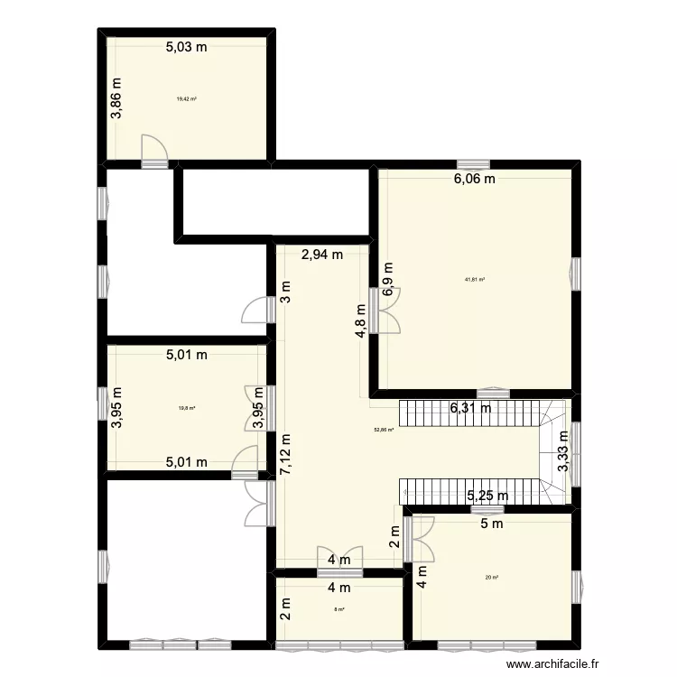 Casa_SI_L2. Plan de 6 Pièces et 162 m² Casa_SI_L2. Plan de 6 Pièces et 162 m²