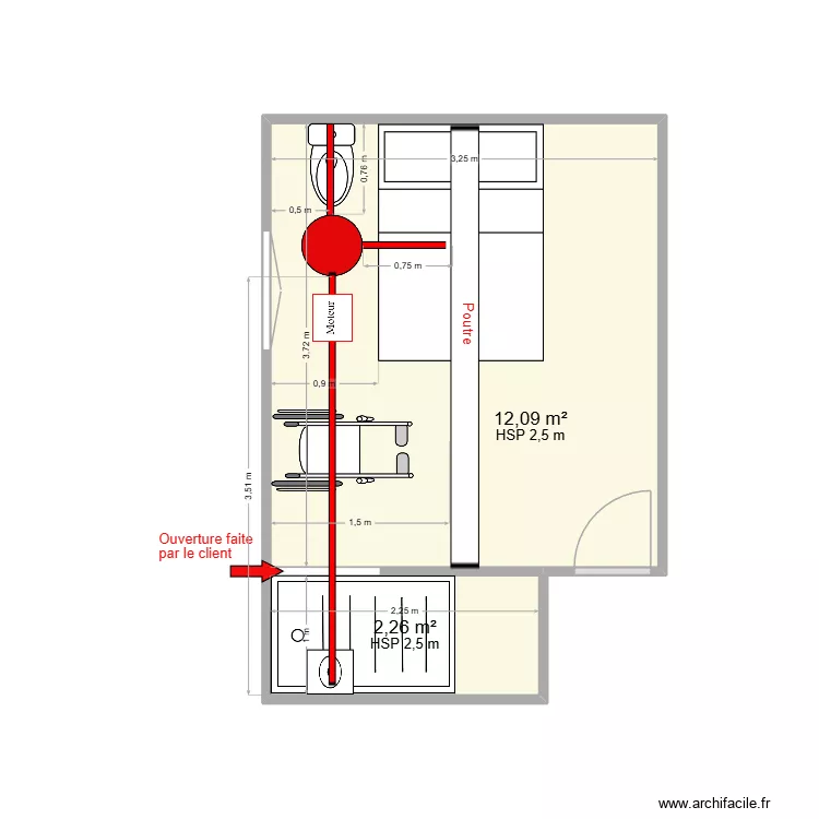 Gaillard 47. Plan de 