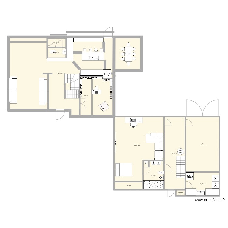 Park2. Plan de 12 pièces et 227 m2