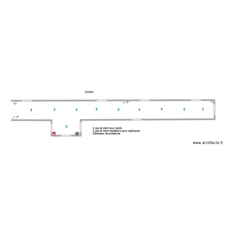 couloir elec. Plan de 0 pièce et 0 m2