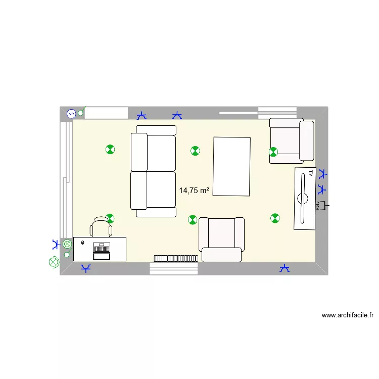 extension v2. Plan de 1 et 15 m² extension v2. Plan de 1 et 15 m²