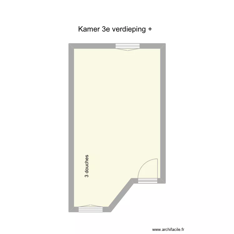 Au blason verdiepinng 3+. Plan de 1 et 21 m² Au blason verdiepinng 3+. Plan de 1 et 21 m²