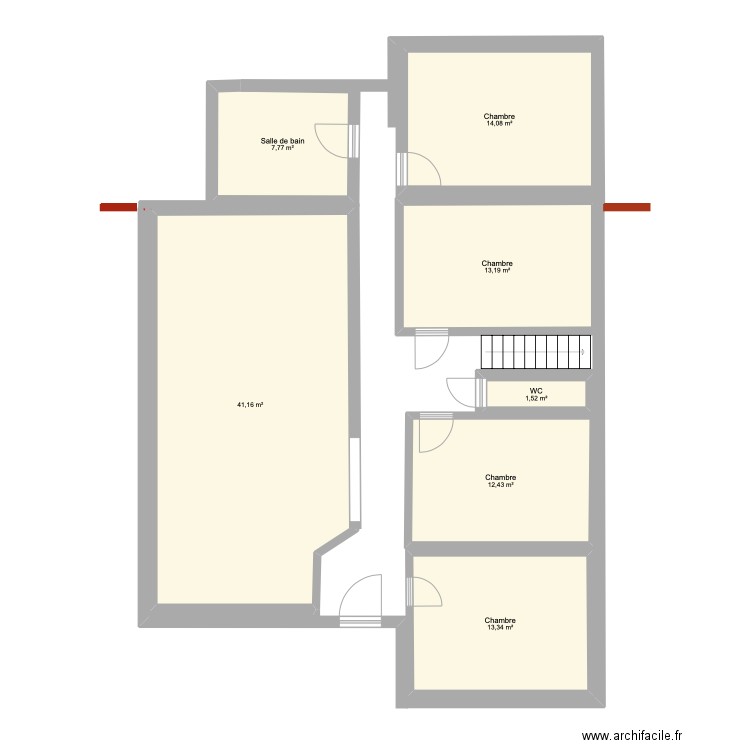 Maison lillois. Plan de 0 pièce et 0 m2