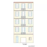 Fa&ccedil;ade Sud projet&eacute;e 4