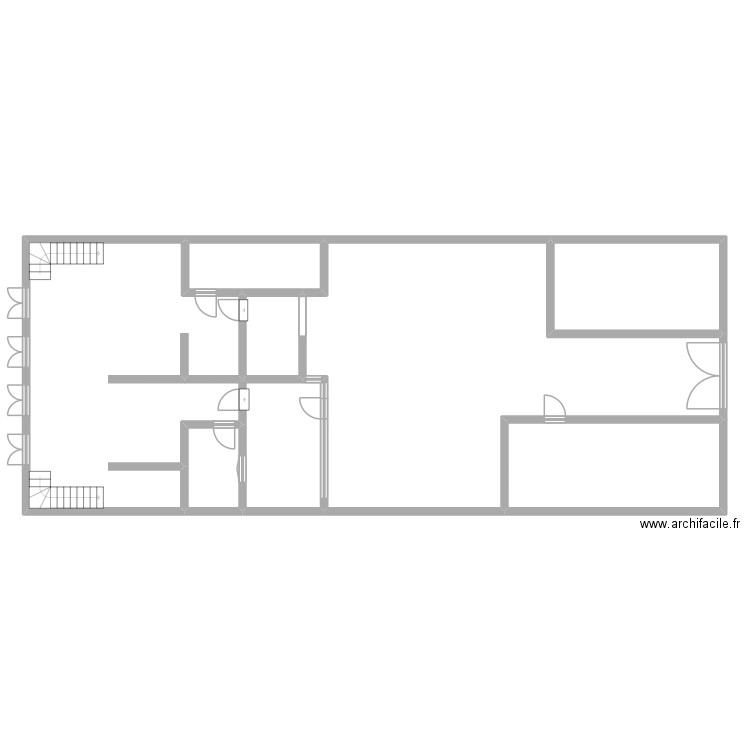 CUSSONNEAU. Plan de 8 pièces et 246 m2