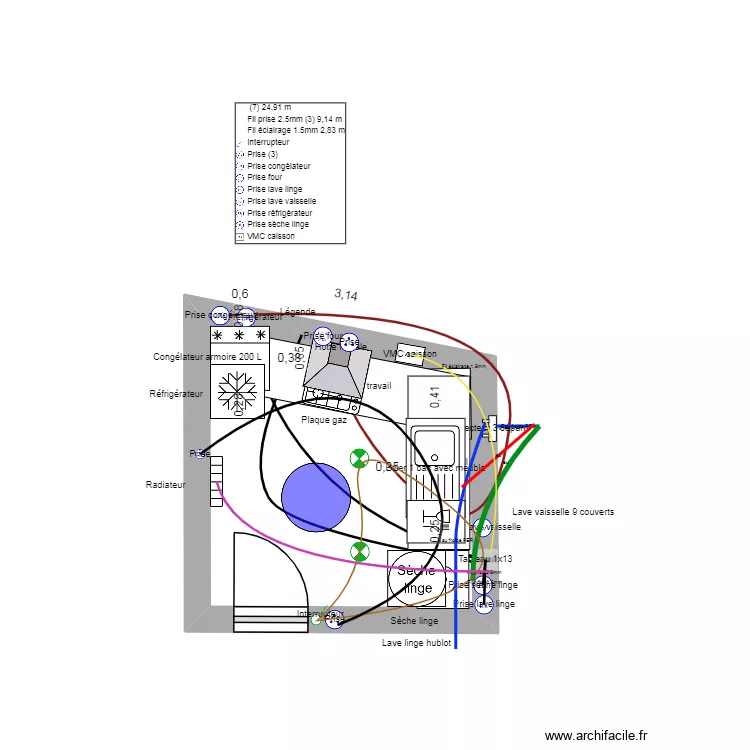 buanderie 2. Plan de 1 pièce et 7 m² buanderie 2. Plan de 1 pièce et 7 m²