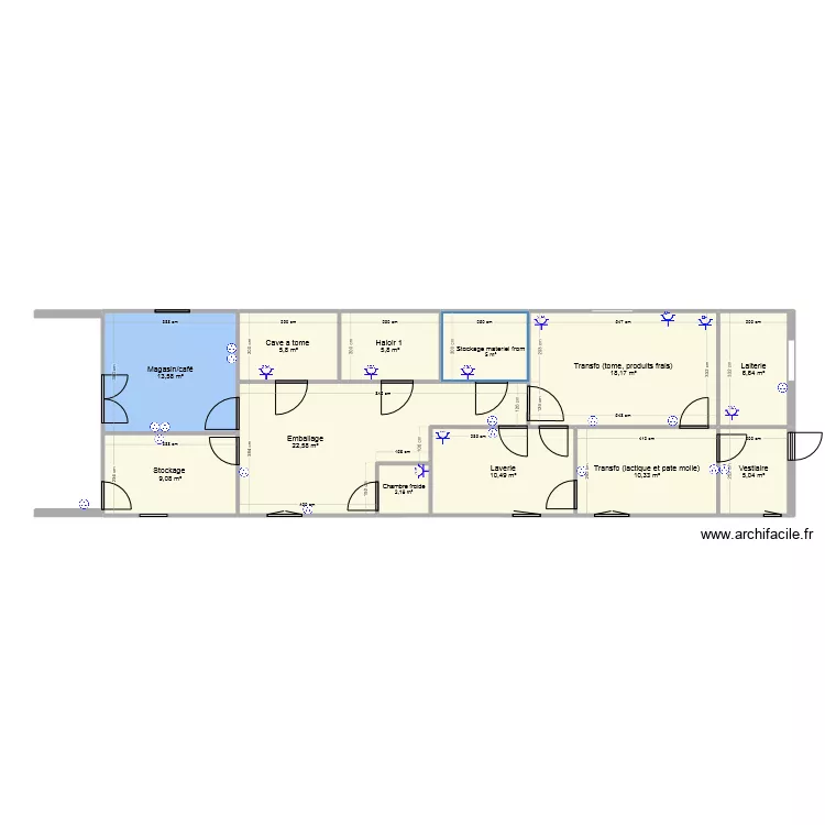 Réseaux fromagerie. Plan de Réseaux fromagerie. Plan de