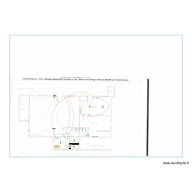 Plan elec Buanderie. Plan de 