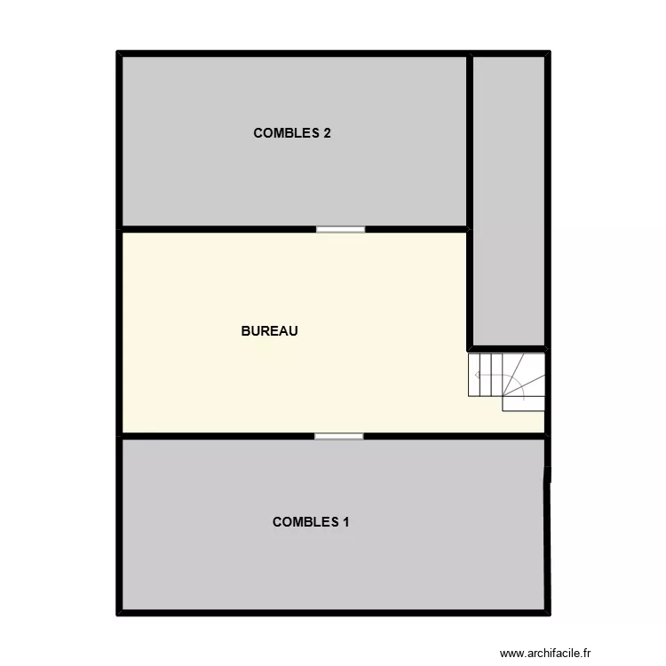 GEORGES 1ER. Plan de 4  et 81 m²