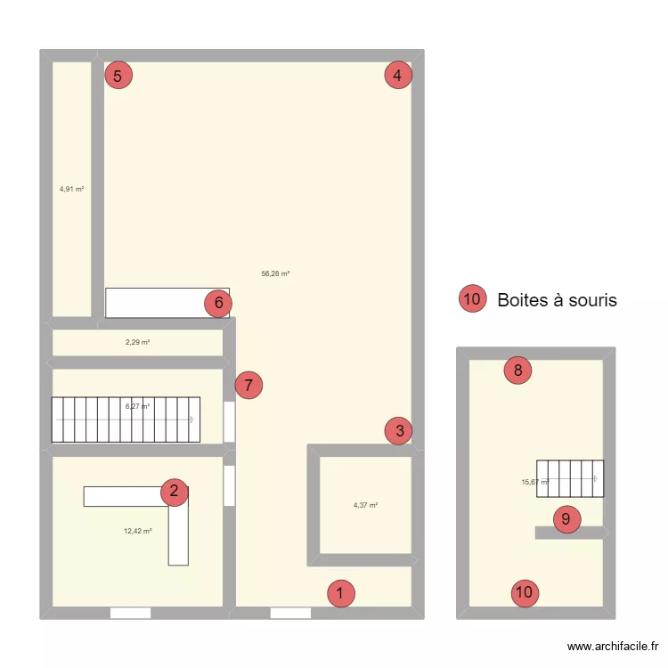 BOUCHERIE LAMBERT. Plan de 