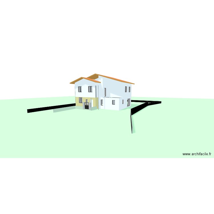 30-09 rectangle test. Plan de 14 pièces et 226 m2