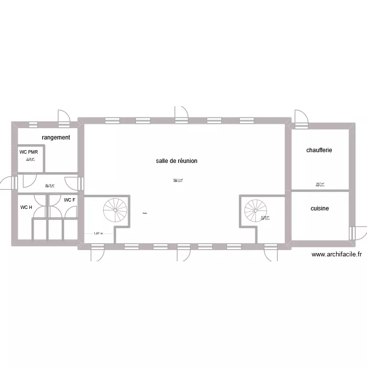 CNB Ecosite Espace Natura rez. Plan de 5  et 170 m²
