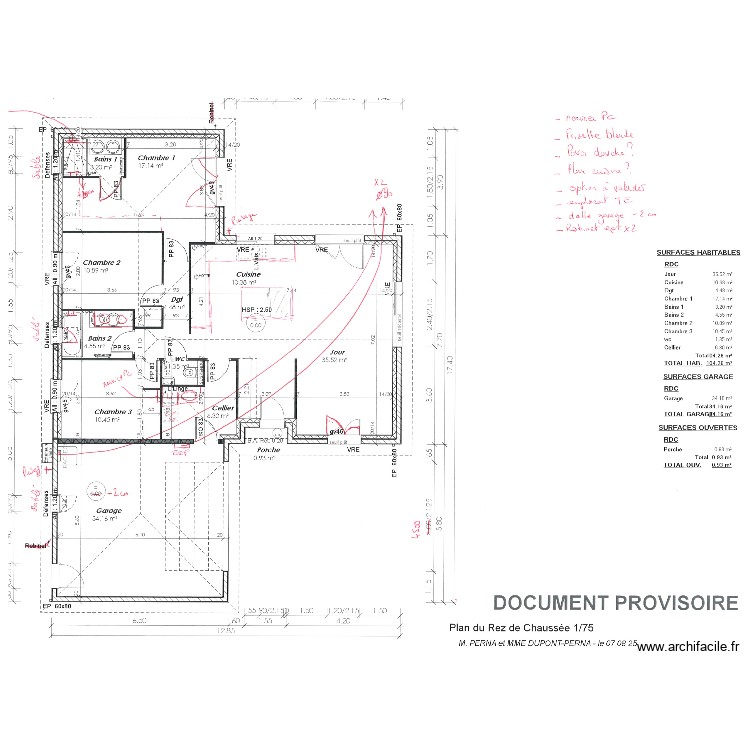 Plan ELEC PERNA. Plan de 0 pièce et 0 m2