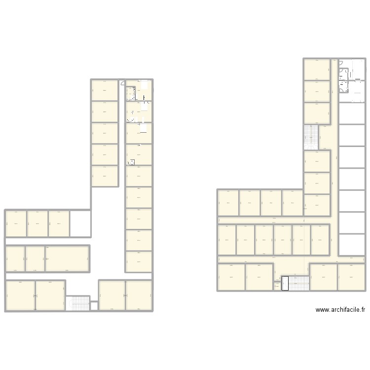 Cons gen V2V2V. Plan de 43 pièces et 1452 m2