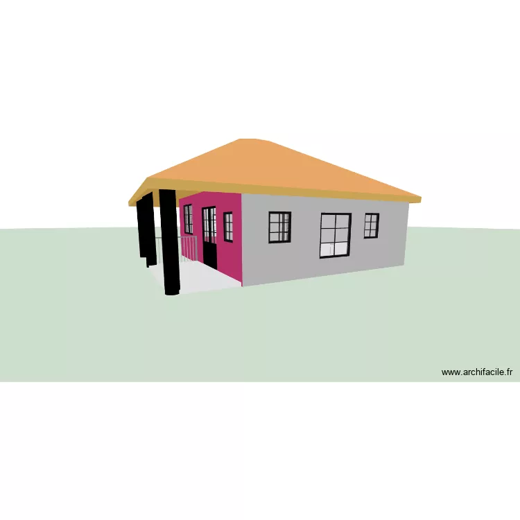 toiture. Plan de 6  et 38 m²
