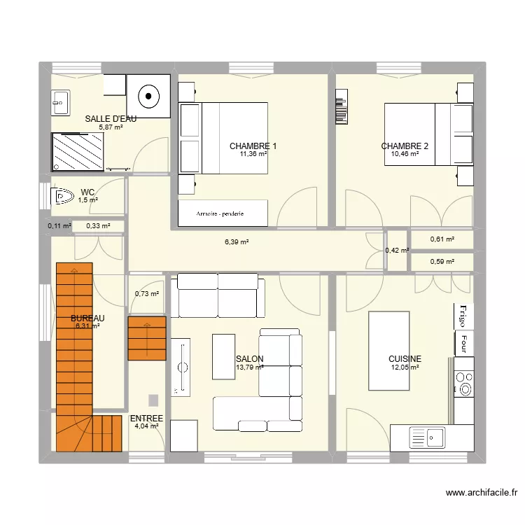 PLAN MEUBLE. Plan de 