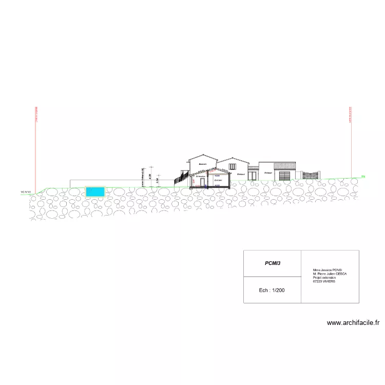 PC3piscine. Plan de 