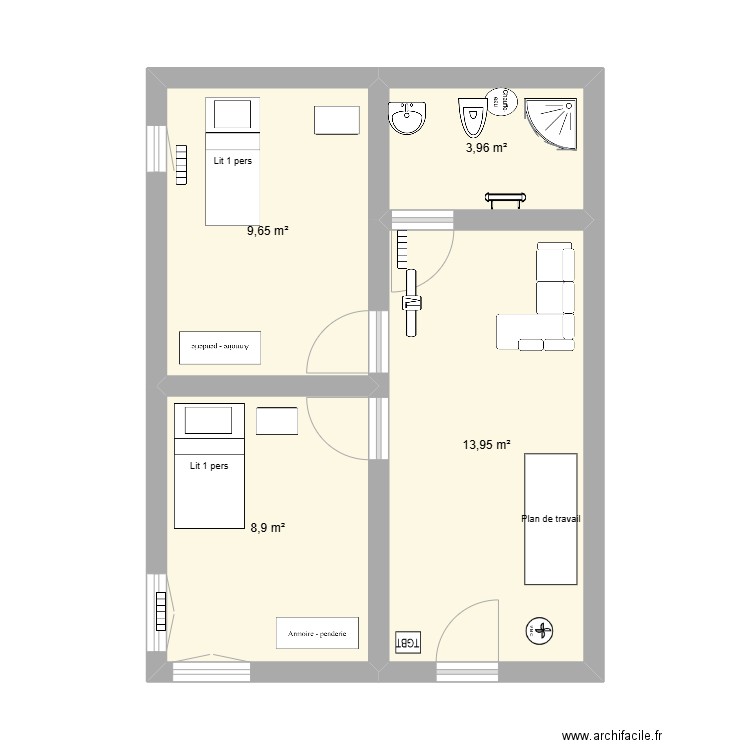 Hicham villeurbanne. Plan de 0 pièce et 0 m2
