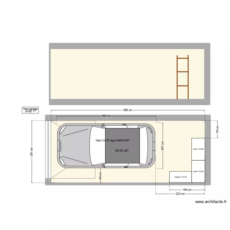 garage Rebatel. Plan de 2 et 35 m² garage Rebatel. Plan de 2 et 35 m²