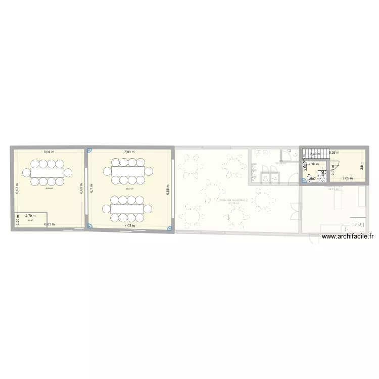 salle de reception le colinet. Plan de 9 et 303 m² salle de reception le colinet. Plan de 9 et 303 m²