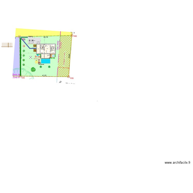 Maison 100m² Sarlat Malgouyat. Plan de 13 pièces et 168 m2