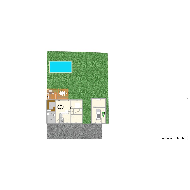 PLQNS1. Plan de 12 pièces et 148 m2
