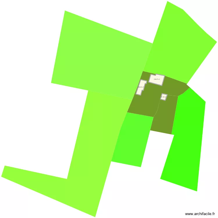 RUINE EN HAUT. Plan de 