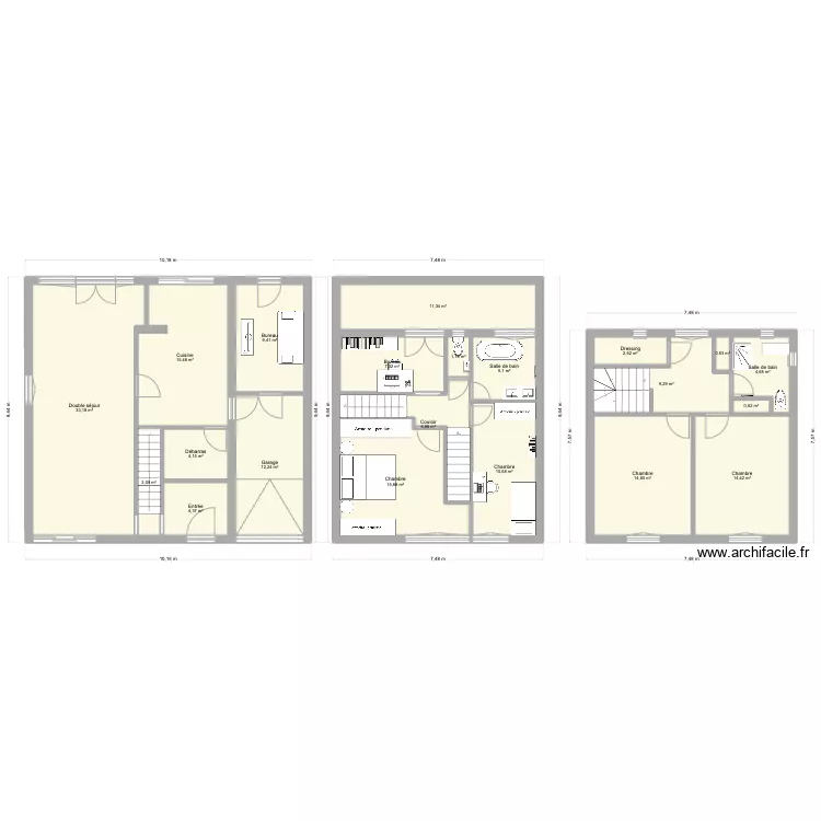 Maison. Plan de Maison. Plan de